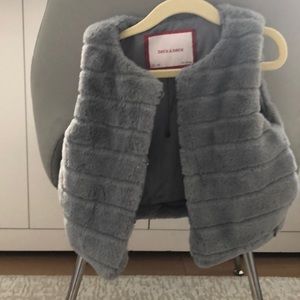 Girls gray vest